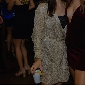 Princess polly lioness wrap dress